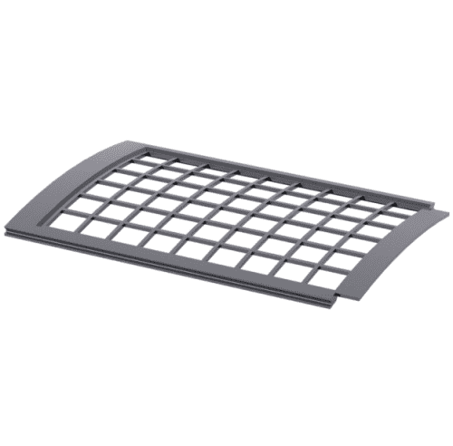 Купить Решетка желоба Технониколь ПВХ D125/82 мм серая по низкой цене