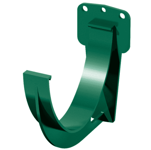 Купить Кронштейн желоба Технониколь ПВХ D125/82 мм короткий зеленый по низкой цене