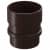 Купить Соединитель трубы Docke ПВХ Lux D141/100 мм Шоколад по низкой цене