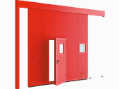 Купить Откатные противопожарные ворота DoorHan с пределом огнестойкости EI60, EI90 по низкой цене