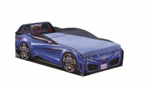 Купить Кровать-машина Cilek Carbed Spyder синяя, 70х130 см по низкой цене