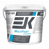 Купить Краска ЕК MultiPaint белая акриловая водно-дисперсионная моющаяся 14 кг по низкой цене