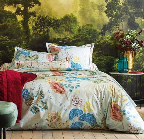 Купить Покрывало Blanc des Vosges Byzance бордовое, бархат по низкой цене