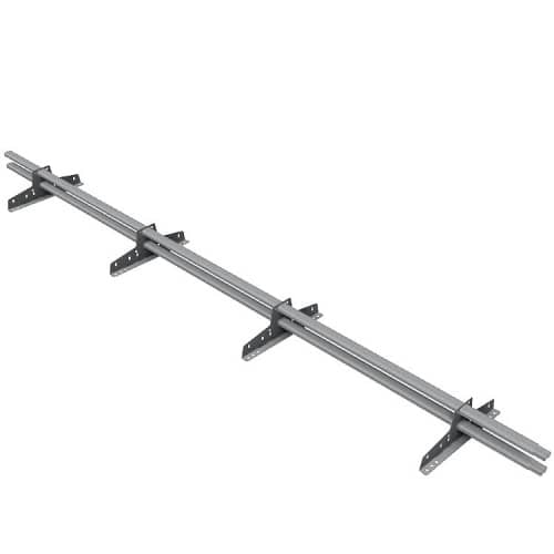 Купить Снегозадержатель Borge Престиж овальный серый насыщенный RAL 7004 по низкой цене