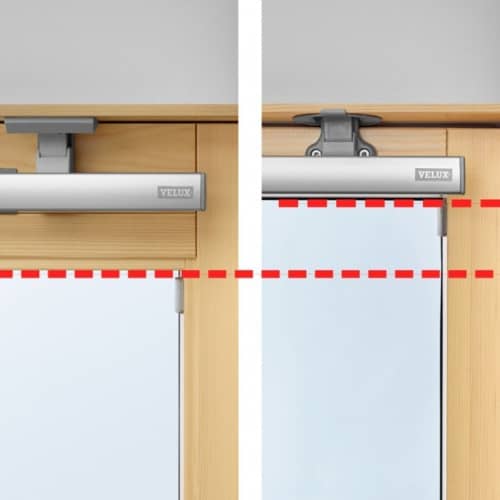 Купить Окно Velux Optima Стандарт GZR 3050 (SR08) мансардное, ручка сверху 1140х1400 мм по низкой цене