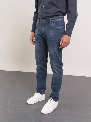 Купить Джинсы Piazza Italia Regular Fit синие по низкой цене