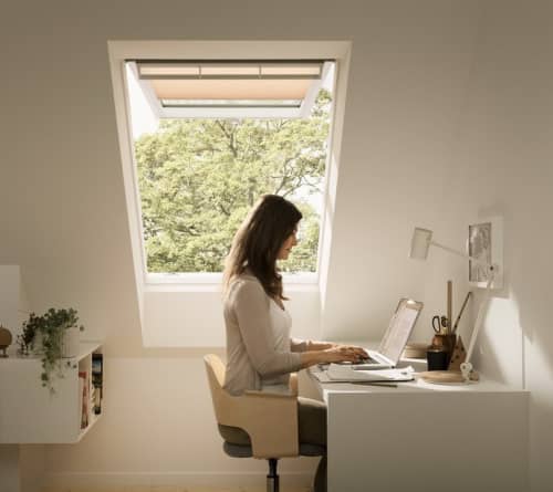 Купить Окно Velux Premium GPU 0070 Панорама (CK04) мансардное, белое, полиуретан 550x980 мм по низкой цене