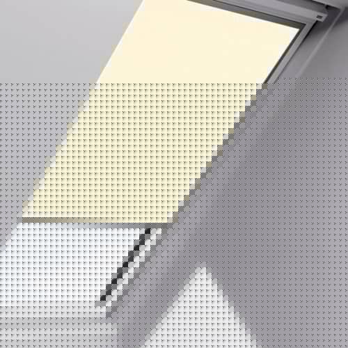 Купить Рулонная штора Velux DKL Сиеста 1085 бежевая (M10) на направляющих 70х160 см по низкой цене