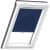 Купить Рулонная штора Velux RHL 9050 темно-синяя (M08) на крючках 78х140 см по низкой цене