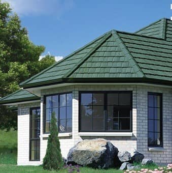 Купить Черепица Metrotile Metroshake II композитная зеленая по низкой цене