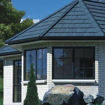 Купить Черепица Metrotile Metroshake II композитная темно-синяя по низкой цене