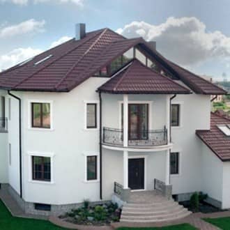 Купить Черепица Metrotile Metroclassic композитная коричневая по низкой цене