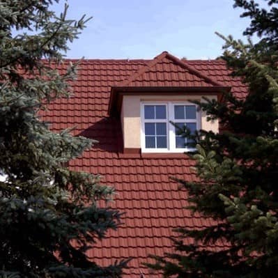 Купить Черепица Metrotile Metroclassic композитная красная по низкой цене