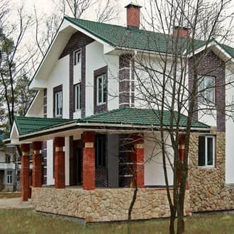 Купить Черепица Metrotile Romana композитная зеленая по низкой цене