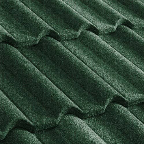 Купить Черепица Metrotile Gallo композитная зеленая по низкой цене