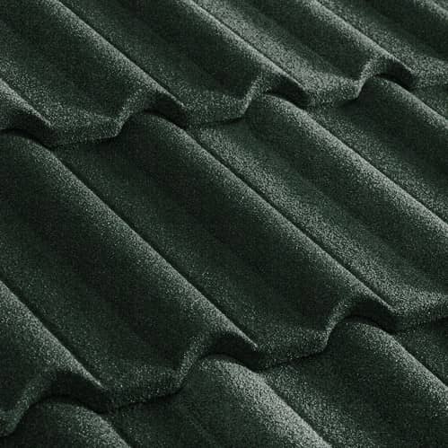 Купить Черепица Metrotile Gallo композитная темно-зеленая по низкой цене