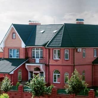 Купить Черепица Metrotile Gallo композитная темно-зеленая по низкой цене