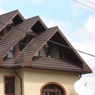 Купить Черепица Metrotile Gallo композитная Бордо по низкой цене