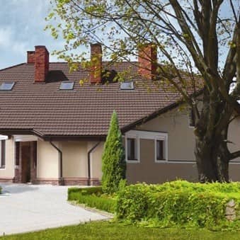 Купить Черепица Metrotile Gallo композитная Кофе по низкой цене