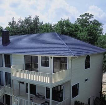 Купить Черепица Metrotile Gallo композитная темно-синяя по низкой цене