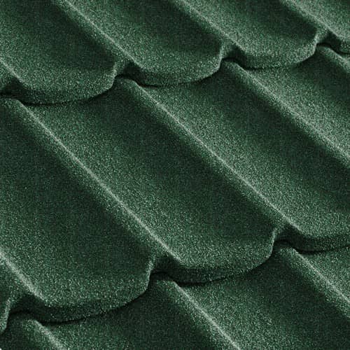Купить Черепица Metrotile Mistral композитная зеленая по низкой цене