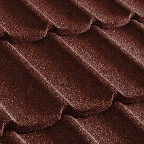 Купить Черепица Metrotile Mistral композитная Бордо по низкой цене