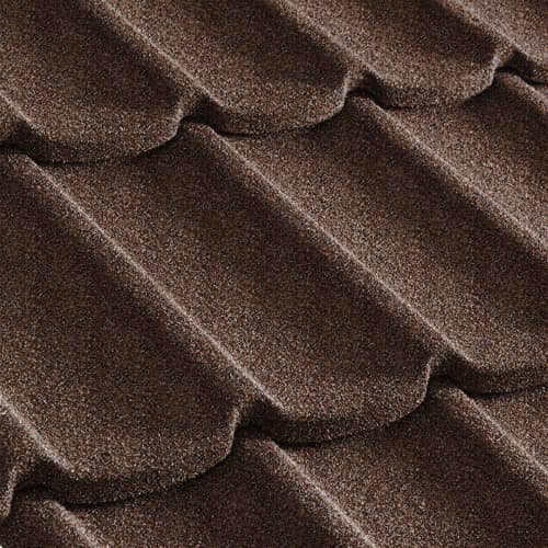 Купить Черепица Metrotile Mistral композитная Кофе по низкой цене