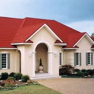 Купить Черепица Metrotile Mistral композитная красная по низкой цене
