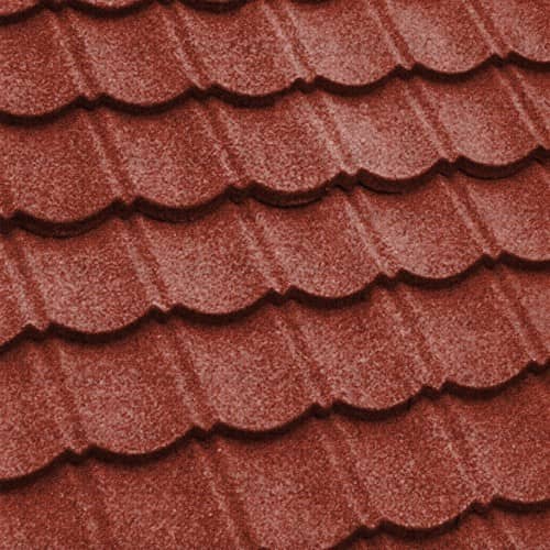 Купить Черепица Metrotile Aquapan композитная красная по низкой цене