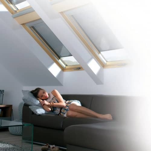 Купить Маркизет Fakro AMZ New Line серый 089 660х1180 мм по низкой цене