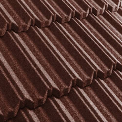 Купить Черепица Metrotile Metroclassic композитная Бордо по низкой цене