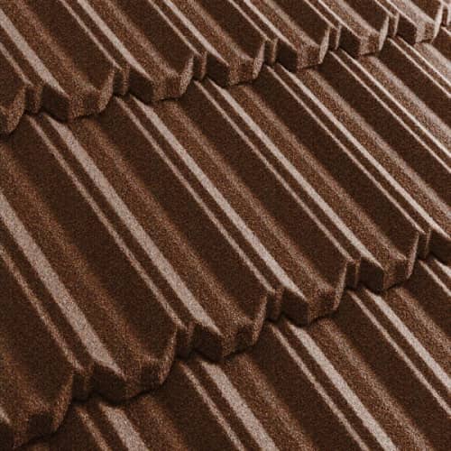 Купить Черепица Metrotile Metroclassic композитная Бургундия по низкой цене