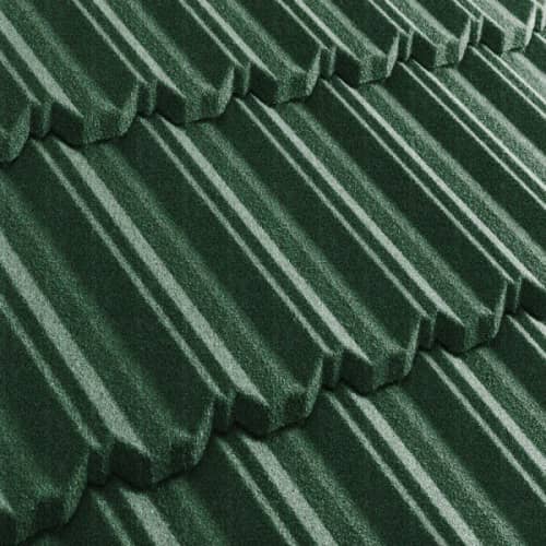 Купить Черепица Metrotile Metroclassic композитная зеленая по низкой цене