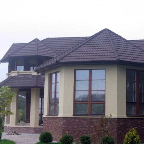 Купить Черепица Metrotile Metroclassic композитная Кофе по низкой цене