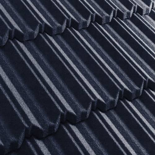 Купить Черепица Metrotile Metroclassic композитная темно-синяя по низкой цене