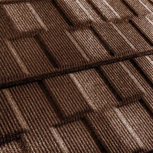 Купить Черепица Metrotile Metroviksen композитная Бургундия по низкой цене