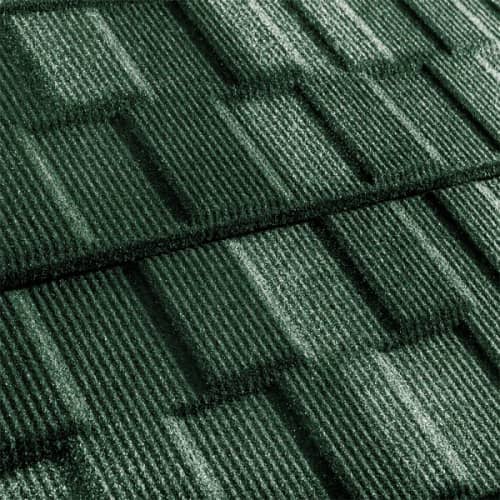 Купить Черепица Metrotile Metroviksen композитная зеленая по низкой цене