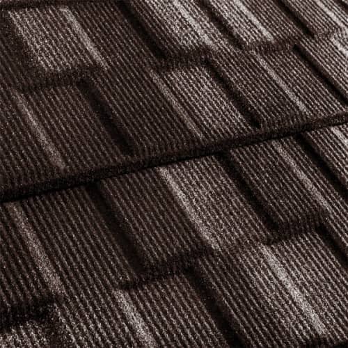 Купить Черепица Metrotile Metroviksen композитная коричневая по низкой цене