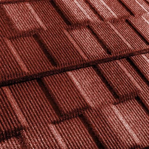 Купить Черепица Metrotile Metroviksen композитная красная по низкой цене