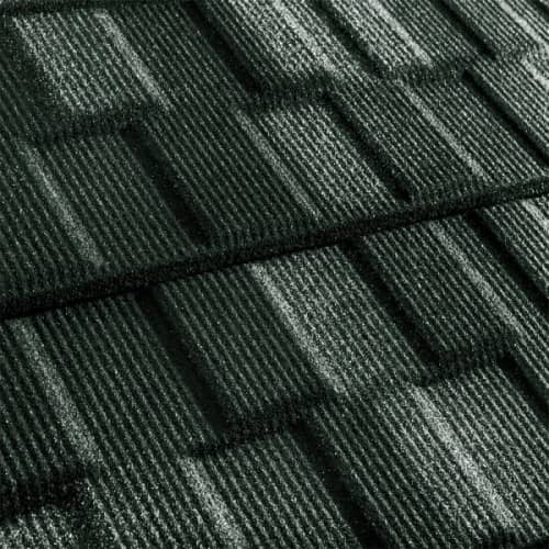 Купить Черепица Metrotile Metroviksen композитная темно-зеленая по низкой цене