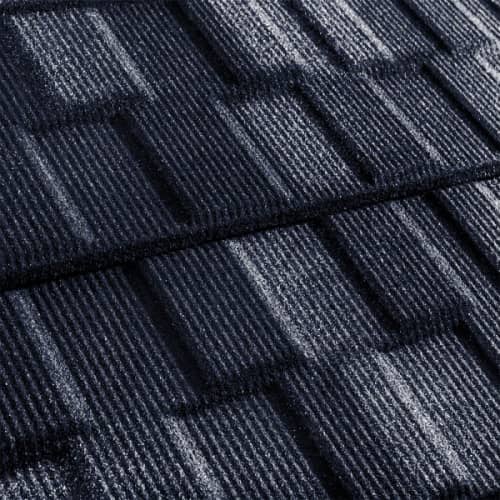 Купить Черепица Metrotile Metroviksen композитная темно-синяя по низкой цене