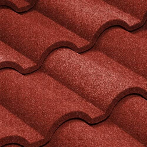 Купить Черепица Metrotile Romana композитная красная по низкой цене