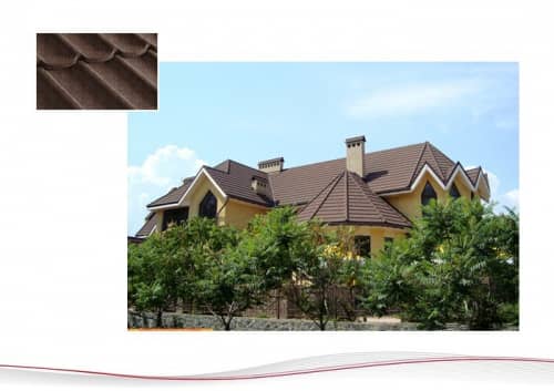 Купить Черепица Metrotile Mistral композитная Кофе по низкой цене