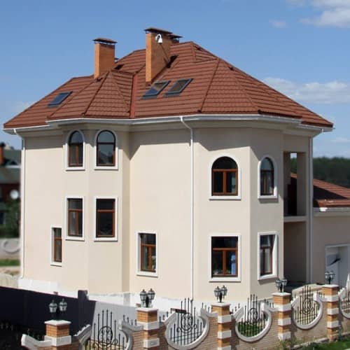 Купить Черепица Luxard Roman композитная Бордо по низкой цене