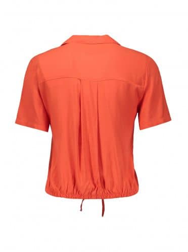 Купить Рубашка Piazza Italia с коротким рукавом, коралловая по низкой цене