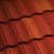 Купить Черепица Metrotile Metrobond композитная красно-желтая по низкой цене
