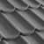 Купить Черепица Metrotile Mistral композитная серая по низкой цене