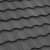 Купить Черепица Metrotile Aquapan композитная серая по низкой цене