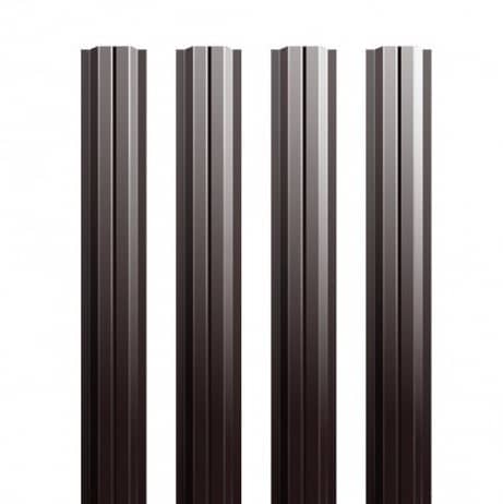 Купить Штакетник Grand Line Atlas Ral 8017 П-образный резка 0,5 мм по низкой цене