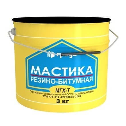 Купить Мастика Грида МГХ-Т резино-битумная 3 кг по низкой цене